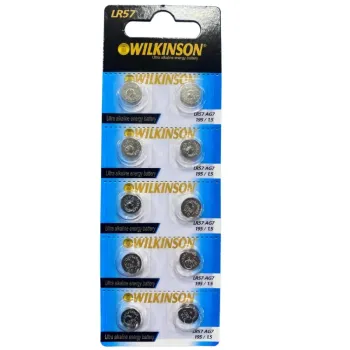 WILKINSON AG7 ALKALİNE PİL 10'LU PAKET*20 WILKINSON AG7 ALKALİNE PİL 10'LU PAKET*20