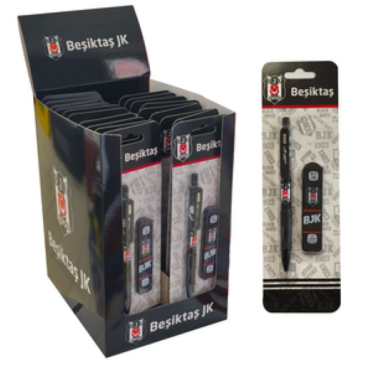 BEŞİKTAŞ VERSATİL KALEM 0.7 MM&MİN 2'Lİ SET 24'LÜ PAKET *12