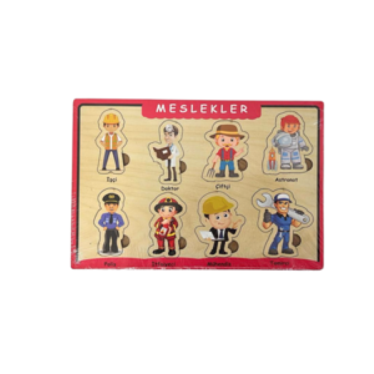 AHŞAP PUZZLE MESLEKLER HEDİYELİ DERGİ *36