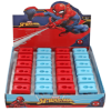 KAMP.SPIDERMAN LABİRENTLİ HAZNELİ ÇİFT BIÇAKLI KALEMTIRAŞ TECH 24'LÜ ^*720