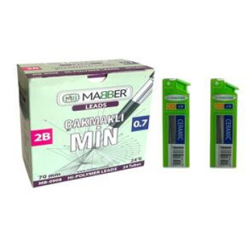 MABER MB-0908 ÇAKMAKLI MİN 0.7 70MM 24'LÜ MABER MB-0908 ÇAKMAKLI MİN 0.7 70MM 24'LÜ
