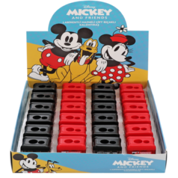 KAMP.MINNIE&MICKEY LABİRENTLİ HAZNELİ ÇİFT BIÇAKLI KALEMTIRAŞ M&M 24'LÜ ^*720