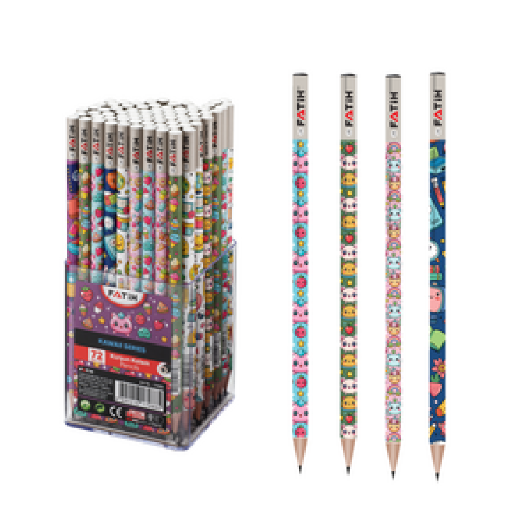 FATİH 17987 KAWAİİ KURŞUN KALEM 72Lİ