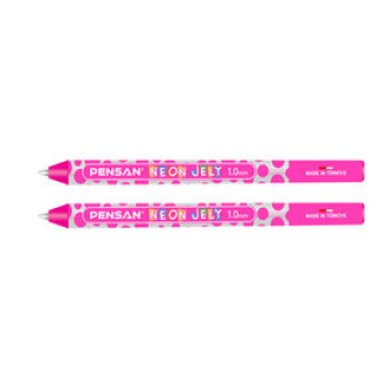 PENSAN 2801 PEMBE JELY NEON JEL KALEM 12'Lİ PENSAN 2801 PEMBE JELY NEON JEL KALEM 12'Lİ