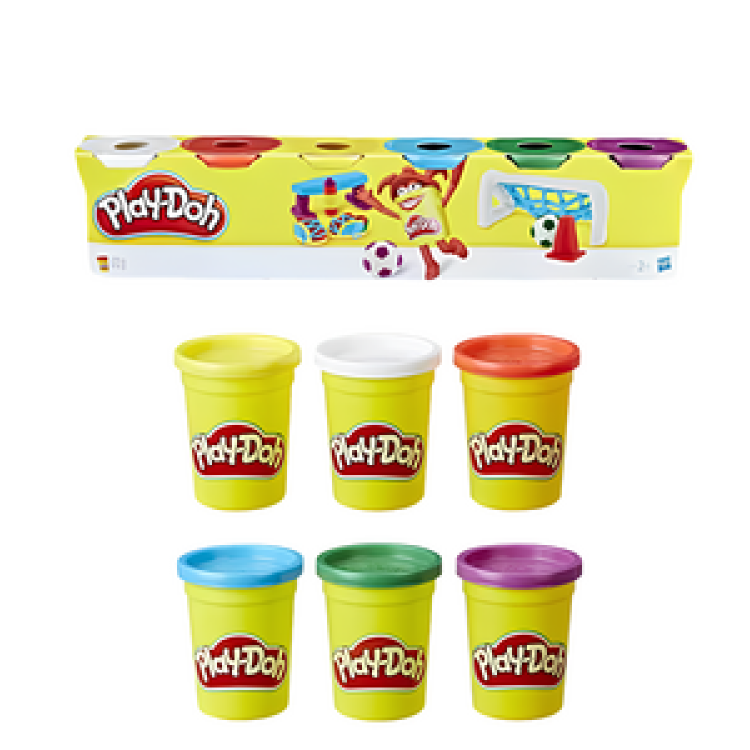 HASBRO PLAY-DOH OYUN HAMURU 6'LI *16