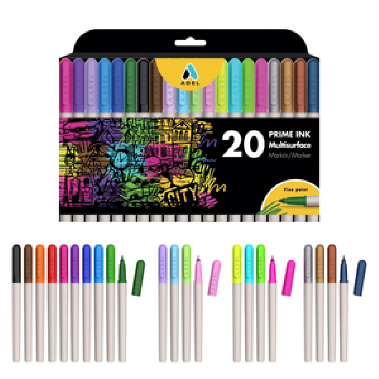 ADEL MARKER KALEM 20'Lİ PAKET > *48