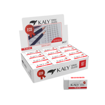 KALY ART.597 BEYAZ SINAV SİLGİSİ 24'LÜ KALY ART.597 BEYAZ SINAV SİLGİSİ 24'LÜ