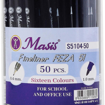 MASİS S5104-50 FEZA ÇİFT TARAF K. 50'Lİ *20 MASİS S5104-50 FEZA ÇİFT TARAF K. 50'Lİ *20