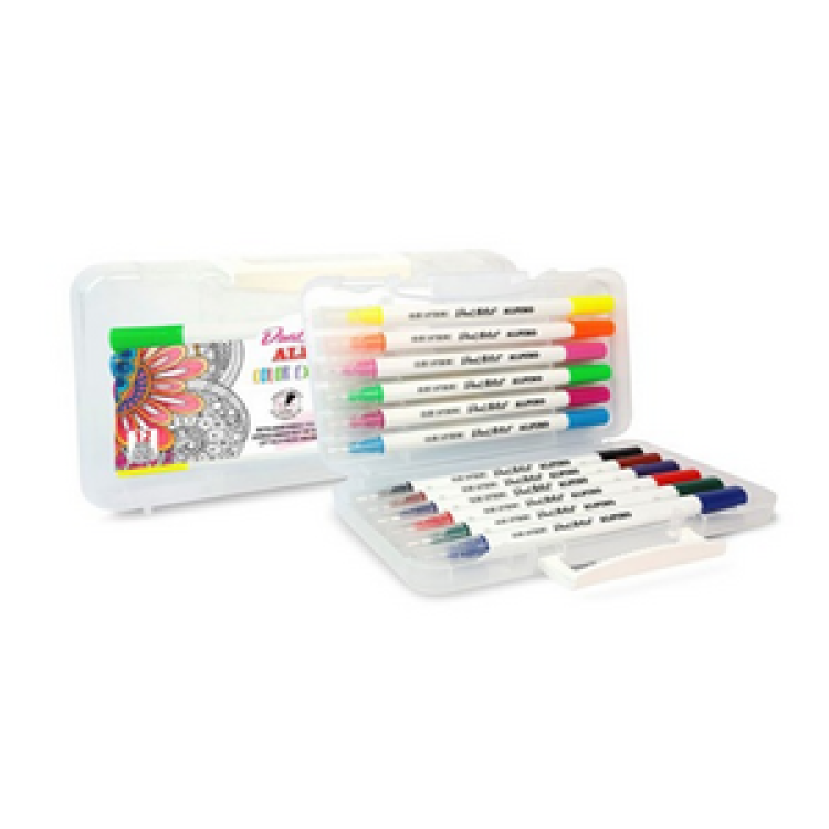 ALPINO AR-000186 DUAL ARTIST KEÇELİ KALEM 12 RENK ÇİFT YÖNLÜ