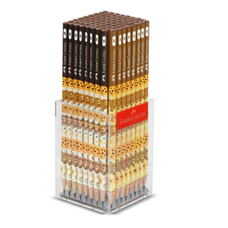 FABER CASTELL SEVİMLİ AYICIKLAR KURŞUN KALEM 2B 72‘Lİ PK  (FSC)