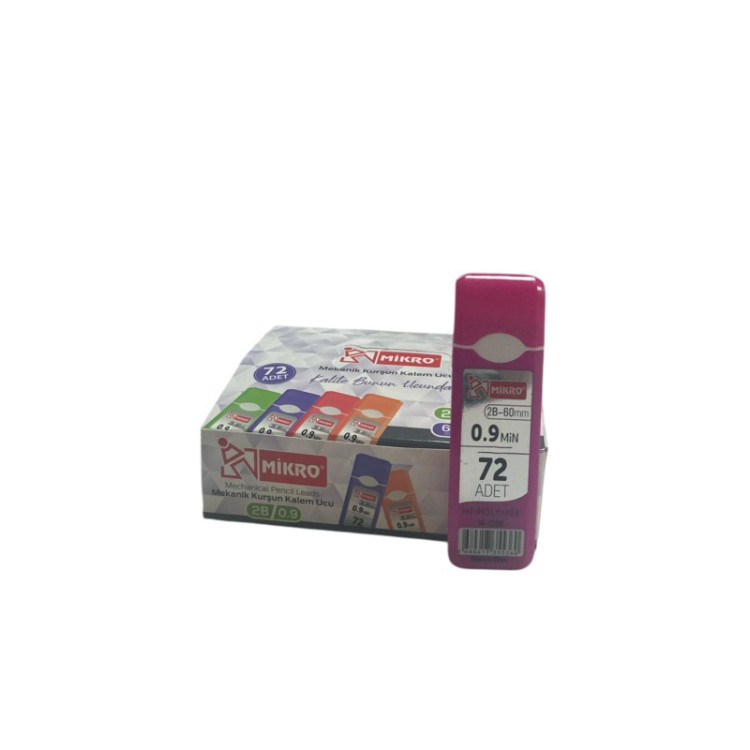 MİKRO M-1260  60MM KURŞUN KALEM UCU 0,9MM 72Lİ UÇ 12Lİ PAKET