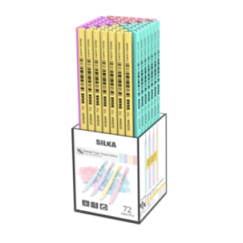 SİLKA TSP-72 OCEAN PASTEL ÜÇGEN KURŞUN KALEM 144'LÜ *12 SİLKA TSP-72 OCEAN PASTEL ÜÇGEN KURŞUN KALEM 144'LÜ *12