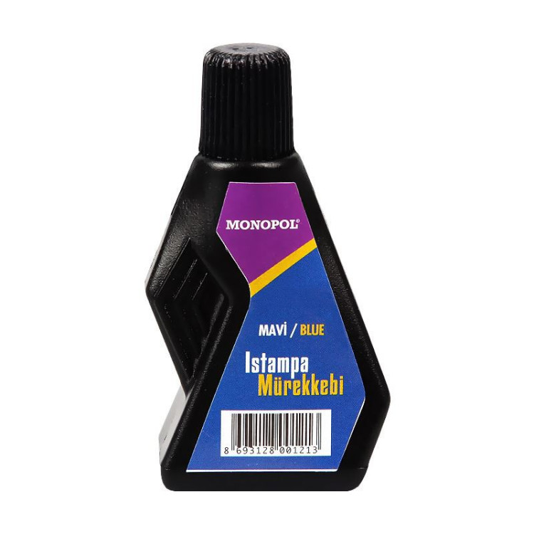 MONOPOL 1121 ISTAMPA MÜREKKEBİ MAVİ 12Lİ *24