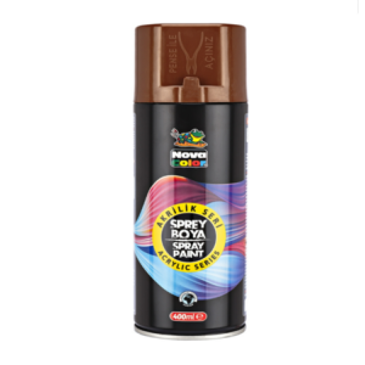NOVA COLOR AKRİLİK SPREY BOYA 400 ML -BAKIR