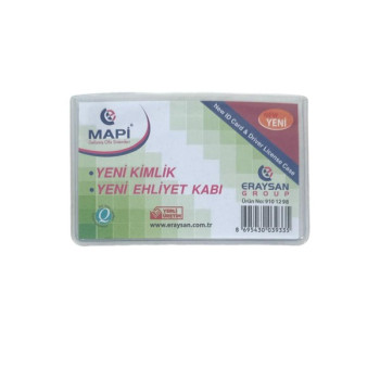 MAPİ 12 95 PVC EHLİYET KART KORUMA KABI 100LÜ *20 MAPİ 12 95 PVC EHLİYET KART KORUMA KABI 100LÜ *20