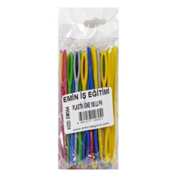 EMİN EM-354 PLASTİK İĞNE 5 RENK 100'LÜ*250