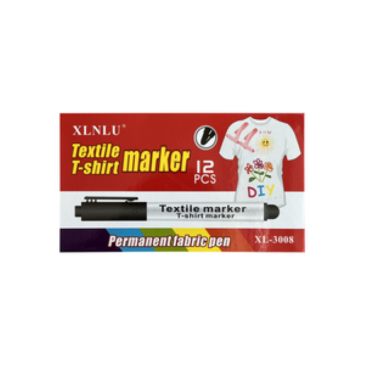 EMİN EM-2003 TEKSTİL T-SHİRT MARKER KUMAŞ KALEMİ 12RENK