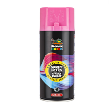 NOVA COLOR AKRİLİK SPREY BOYA 400 ML -PEMBE NOVA COLOR AKRİLİK SPREY BOYA 400 ML -PEMBE