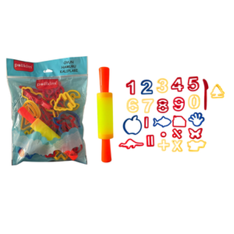 POLİKİM OYUN HAMURU KALIPLARI 26 PARÇA *120