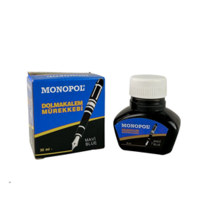 MONOPOL 1111 YAZI  MÜREKKEBİ MAVİ 12Lİ*12