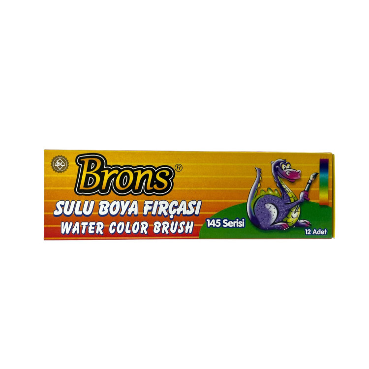 BRONS 145 SERİSİ SULUBOYA FIRÇASI NO:5 12Lİ