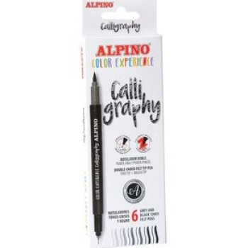 ALPINO AR-001040 CALIGRAPHY 6 RENK ÇİFT YÖNLÜ KALEM ALPINO AR-001040 CALIGRAPHY 6 RENK ÇİFT YÖNLÜ KALEM
