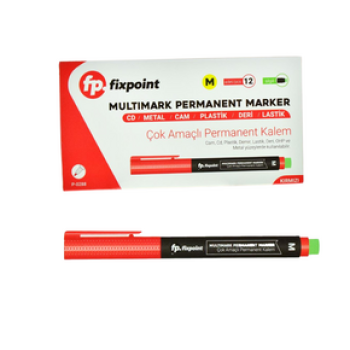 FİXPOİNT P-0288 PERMANENT KALEM M KIRMIZI 12'Lİ PAKET*120 > FİXPOİNT P-0288 PERMANENT KALEM M KIRMIZI 12'Lİ PAKET*120 >