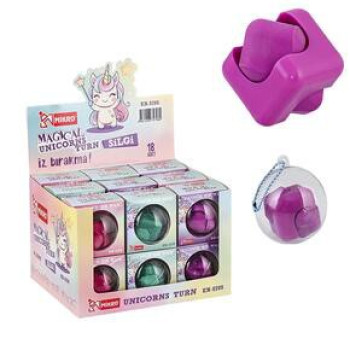 MİKRO ER-5705 MAGICAL UNICORNS TURN SİLGİ 18'Lİ KIZ *6
