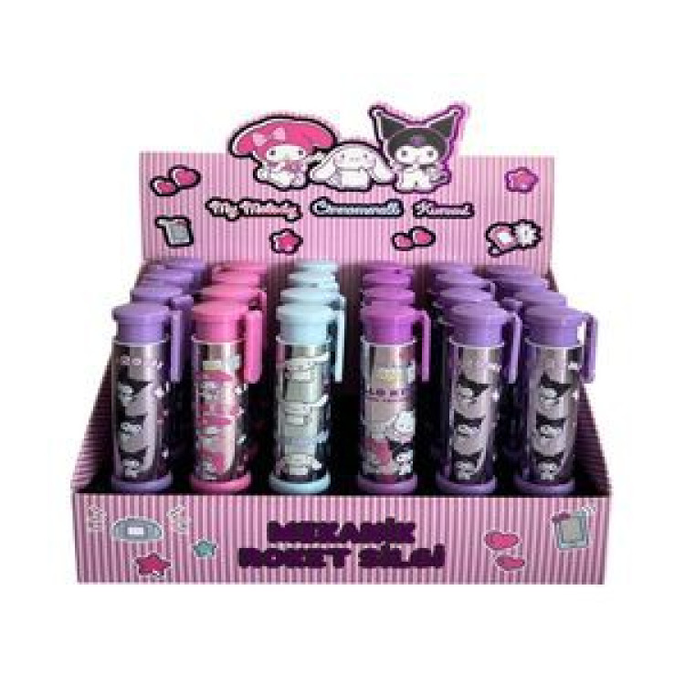 TMN 612315 KUROMİ&MYMELODY&CIN NOMARAL  MEKANİK ROKET SİLGİ 24LÜ*576
