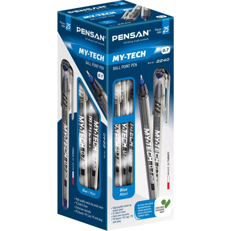 PENSAN 2240 MY-TECH TÜKENMEZ MAVİ 25Lİ*80