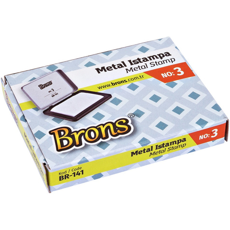 BRONS BR-141 NO:3 METAL ISTAMPA 12'Lİ *12