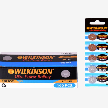 WILKINSON CR2032 LITHUIM PİL 5'Lİ*20 WILKINSON CR2032 LITHUIM PİL 5'Lİ*20