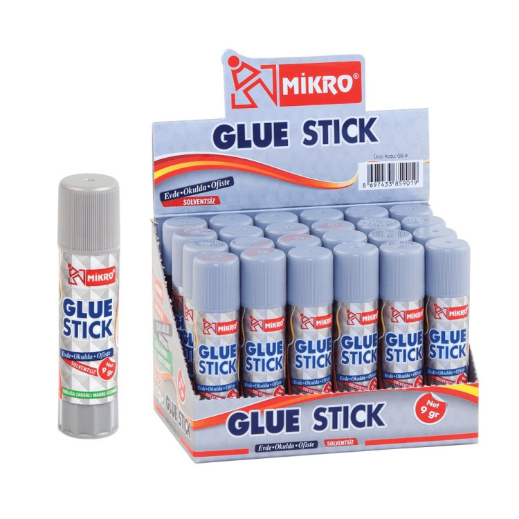 MİKRO GS09 STİCK YAPIŞTIRCI 9GR 24LÜ *36
