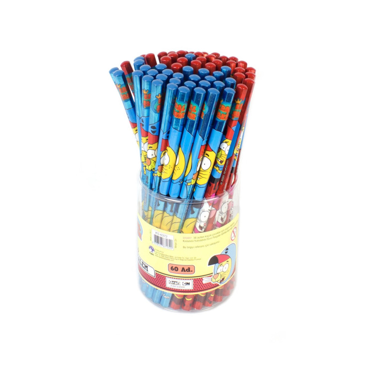 KRAL ŞAKİR KS-6372 KURŞUN KALEM 60LI ^