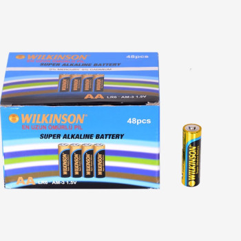WILKINSON LR06 ALKALİN KALEM PİL AA 4'LÜ*12 WILKINSON LR06 ALKALİN KALEM PİL AA 4'LÜ*12