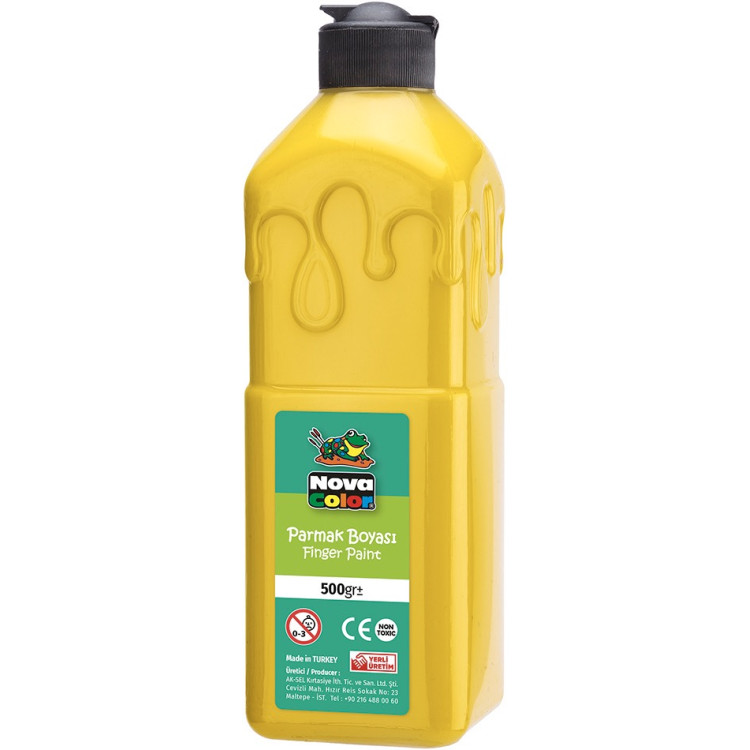 NOVA COLOR NC-370 SARİ PARMAK BOYASİ 500 GR *24