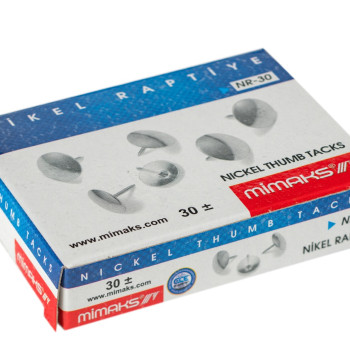 MİMAKS NR-30 NİKEL RAPTİYE 48'Lİ *18 MİMAKS NR-30 NİKEL RAPTİYE 48'Lİ *18
