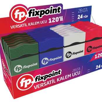 FİXPOİNT P-1855 METALİK 120'Lİ MİN 0,7MM 24'LÜ FİXPOİNT P-1855 METALİK 120'Lİ MİN 0,7MM 24'LÜ