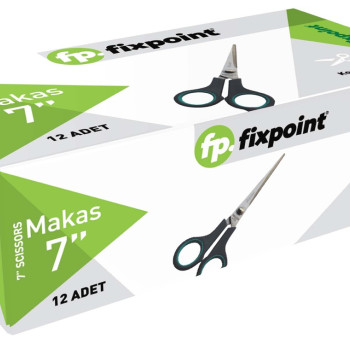 FİXPOİNT P-3057 6,5" MAKAS 12'Lİ*50 FİXPOİNT P-3057 6,5" MAKAS 12'Lİ*50