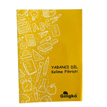 SİNGLE COLOR TÜRKÇE - İNGİLİZCE KELİME DEFTERİ 12'li YABANCI DİL FİHRİSTİ SİNGLE COLOR TÜRKÇE - İNGİLİZCE KELİME DEFTERİ 12'li YABANCI DİL FİHRİSTİ