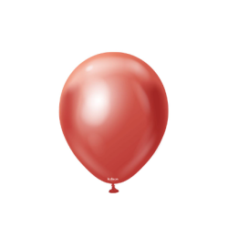 Krom 5" Balon Kalisan 100'lü Kırmızı (Red)