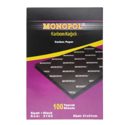 MONOPOL 3109 KARBON KAĞIDI 100 LÜ A3 SİYAH